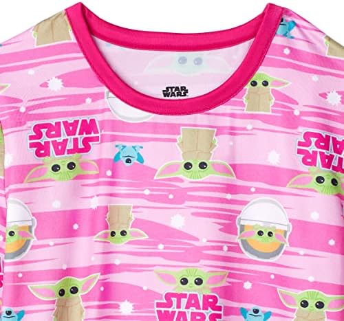 Star Wars Baby Yoda Girls Thermal Roupades para crianças camada de camada base de 2 peças e longa John Leggings