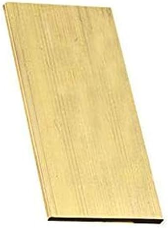 Z Crie design de placa de latão de latão lhela quadrada barra plana stick placa de cobre placa metal materiais industriais crus