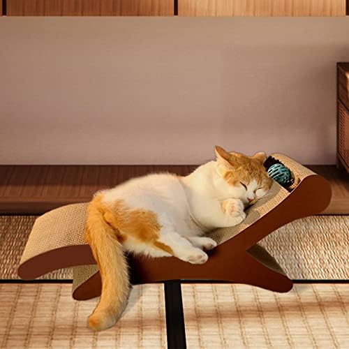Petsola gato gato corrugado Scratcher resistente a mobília protetora de mobília de brinquedo Garra de arranhão para atividades de treinamento para reprodução de gatos grandes