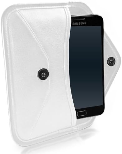 Caixa de ondas de caixa compatível com Motorola Moto E6 - Bolsa mensageira de couro de elite, design de envelope de capa de