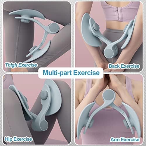 Topretty coxa mestre músculo do assoalho pélvico e treinador de quadril interno Kegel Exerciser Home Fitness Equipment Toners Toners Máquina de exercício aplicável para exercitar músculos nas nádegas dos braços da cintura