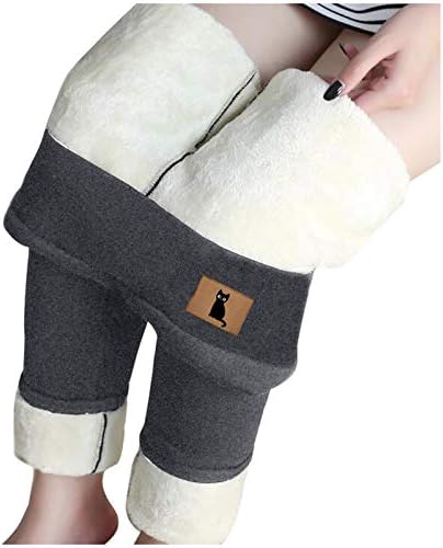 Meias -calças de inverno para mulheres lã de lã forrada de veludo térmico espesso