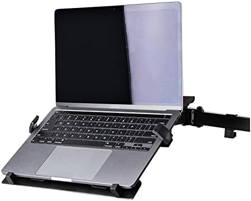 Bandeja de laptop vesa startech.com - Bandeja de laptop de braço de monitor ajustável Garanta notebooks - 75x75 e 100x100