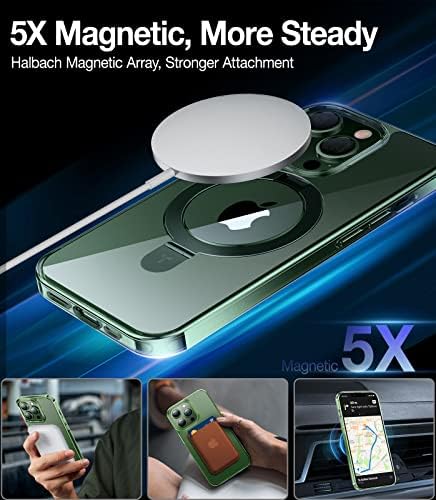 Torras Magnetic Uro ™ Ostand para iPhone 13 Pro Max Case [Compatível com MagSafe] Stand ajustável [nunca amarelo] [Proteção de