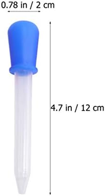 Toyvian Baby Straw 12pcs líquidos droppers líquidos Silicone Medicina líquida Clea Grootper com gorda de lâmpada para crianças
