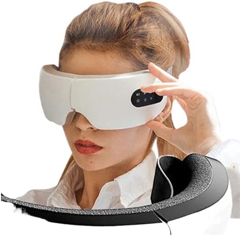 Massageador de olho inteligente elétrico de Weershun vibrando os óculos térmicos de terapia térmica Cuidados oculares