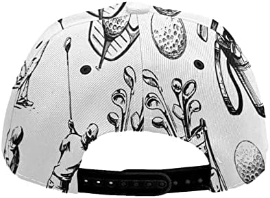 Wozukia Conjunto de objetos de golfe diariamente ao ar livre de soldado de beisebol tocadores de bola de bola esboço desenho desenhando preto feminino de moda feminina lazer masculino chapéu pode ser ajustado