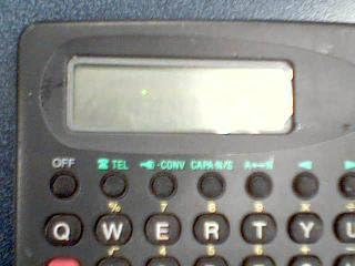 Calculadora de memória de dados de dados da Tandy Corporation shack EC-328 CAT. 65-944