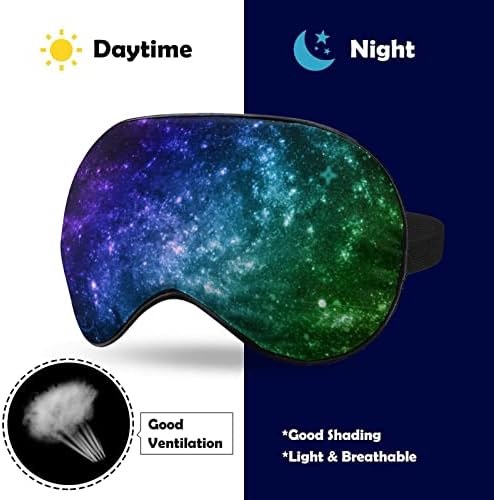 Galaxysleep máscaras tampa ocular blecaout com tira elástica ajustável vendimento vendido para homens homens yoga