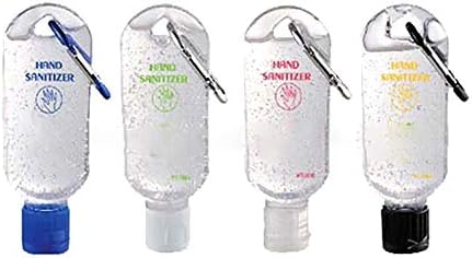 Viaje garrafas de chaveiro de plástico transparente, garrafas de aperto vazias com tampa de flip, pequenos recipientes recarregáveis