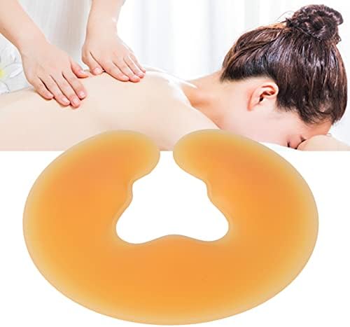 Almofado de massagem de face de silicone hohxfyp, massagem macia Face Relax Pillow, Silicone Spa Beauty Salon Cuidado