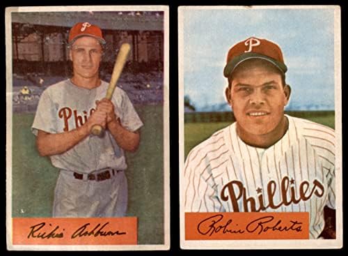 1954 A equipe de Bowman Philadelphia Phillies definiu a Philadelphia Phillies GD+ Phillies