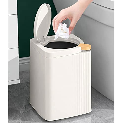 Allmro Pequeno lixo lata de lixo com tampa de lixo de lixo à prova d'água da cozinha da cozinha lixo de lixo