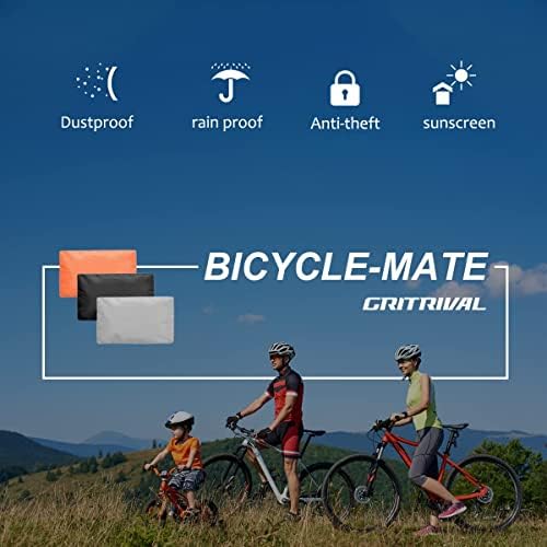 Tampas de bicicleta gritrival Storage ao ar livre tem três cores e dois tamanhos A capa de bicicleta está equipada com uma trava de corrente de bicicleta