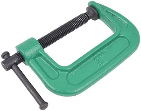 X-Dree Carpenter Woodworking Green Black Metal Metal 2 Capacidade Fixação G Cramp G (carpintería carpintería verde