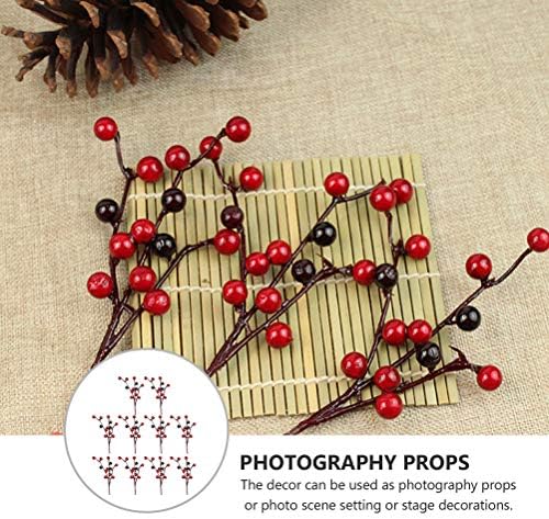 Soimiss 10pcs emulação ramificador de caranguejo decoração de árvore de Natal delicada