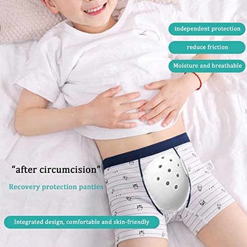 Izzya 2 PCS Circuncision Protective Cober Boxer especial para meninos Cirurgia de prepúcio Roupa íntima Medicina de mudança conveniente