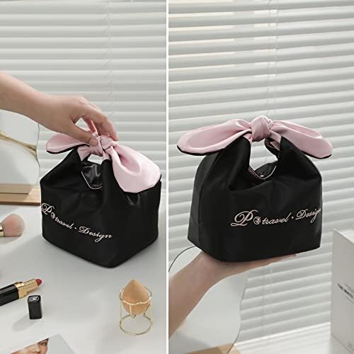 Bolsa de cosméticos lychii para mulheres, saco de higiene pessoal de viagem Organizador de maquiagem portátil de cor
