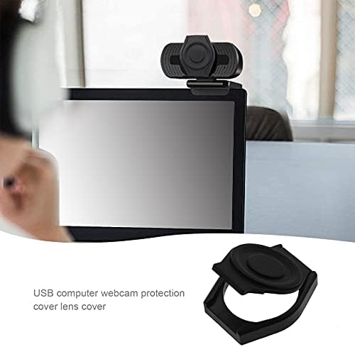 5x USB Webcam Privacy Shutter Protege a lente Cap capuz Protect Privacidade e segurança para PC Computer Laptop Black