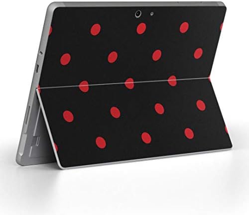 capa de decalque igsticker para o Microsoft Surface Go/Go 2 Ultra Thin Protective Body Skins 012333 DOT preto vermelho