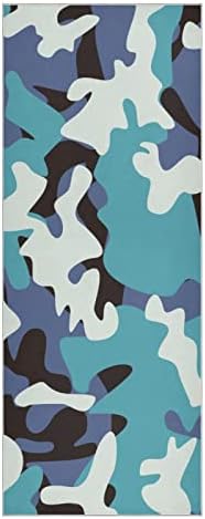 Aunstern Yoga Blanket Navy-Blue-outdoor-Camouflage Yoga Towel Yoga Mat Toalha