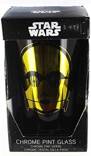 Vidro de Star Wars C3po Chrome