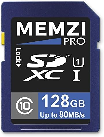 MEMZI PRO 128GB CLASS 10 80MB/S SDXC Memory Card para Sony Cyber-Shot DSC-HX20V, DSC-HX20, DSC-HX10V, DSC-HX10, DSC-HX9V, DSC-HX9,