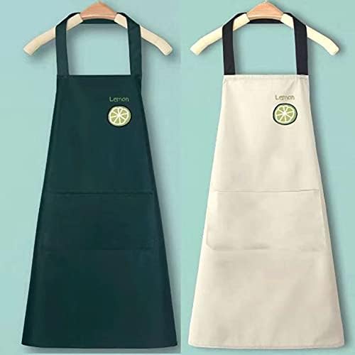 Avental ajustável Avental resistente à água com bolsos grandes cozinhando aventais de cozinha para homens chef