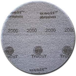 Almofada de lixamento Trucut | 2000 Grit | 6 Diâmetro | Almofadas de lixagem feitas para bolas de boliche | Bolas de