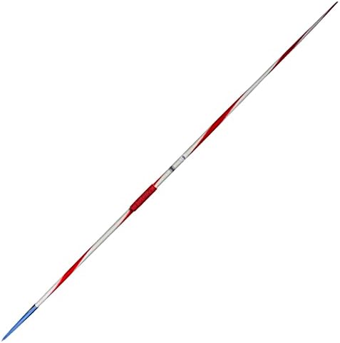 Arrow de prata IAAF carbono 800g Javelin para venda fibra de carbono vermelho com dardos em espiral branco 800g Competição de fibra de fibra de carbono Javelin