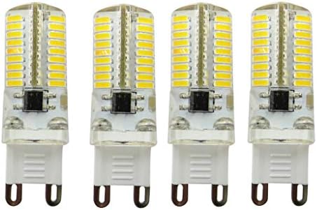 JKLCOM T4 G9 Bulbos de LED 5W Bulbo T4 G9 5W AC85-265V 3000hours Warm White 3000K