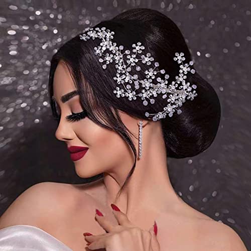 Peças de casamento de cabelo de cabelo de cabelo de ulapan peças de casamento de casamento strass para noivas dama de honra feminino acessórios para mulheres