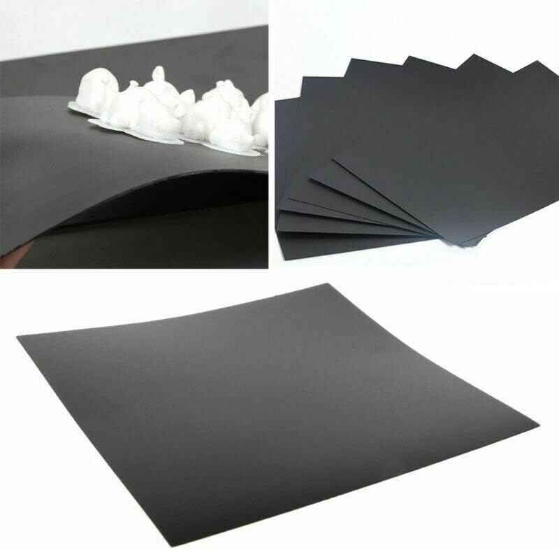 Ignar 1pcs Gospete de impressão de adesivo de cama aquecida Folhas de construção 200x200mm Plataforma de fita de placa de