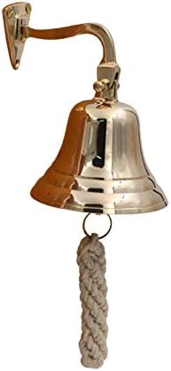 THDC Solid Brass Ship/Last Ordens/Pub/Porta/Escola/Jantar/Recepção Montable Bell Montable