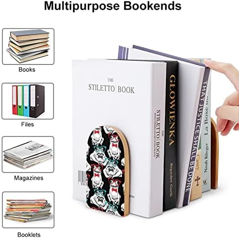 Funções engraçadas Booken BookEn para prateleira Livro de livros pesados ​​Livro termina Office Home Library Decoration