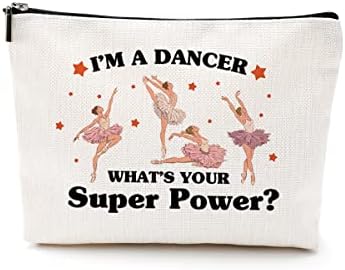 Eu sou um dançarino para maquiagem de bolsa de dança presente de dança bailar