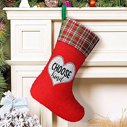 Escolha as meias de férias de Natal de lantejoulas tipo