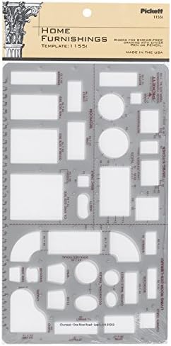 Pickett House Plan Lumters Kitchen and Bath Modelo, escala de 1/8 de polegada