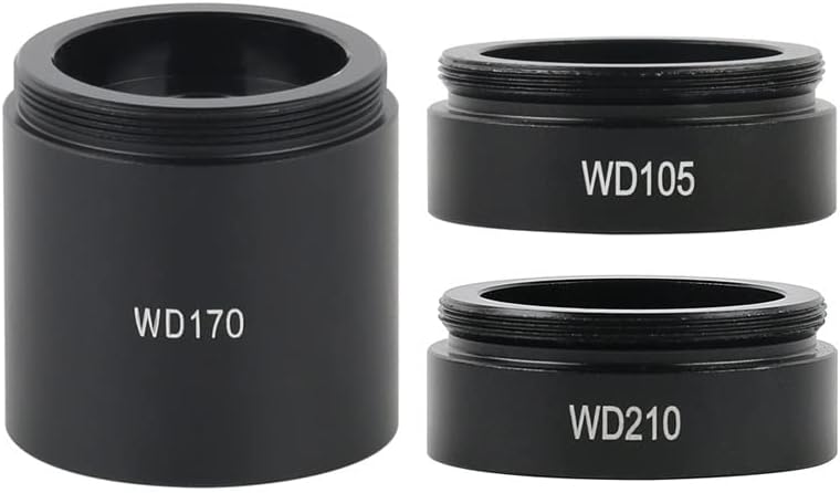 Acessórios para microscópio 160x 320x 105x zoom c lente de montagem WD105 WD210 WD170 AUXILIAR LENS LENS CONSUMBLÍVEL