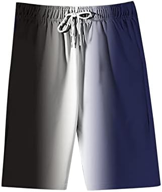 Camisas de treino masculinas de verão bmisegm terno de lazer de duas peças de lazer masculino de verão cor 3d gradiente