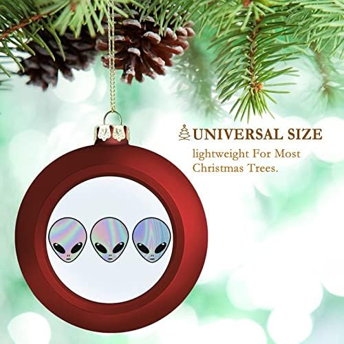 Os estrangeiros psicodélicos Bolas de Natal Ornamento de Boletas para Charms de Hanging Decoration Tree Decoração
