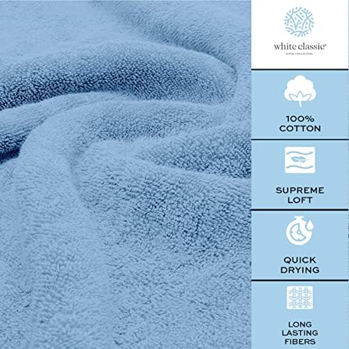 Classic clássico Luxo Banho azul claro Conjunto de banho de luxo tapete | 2 Pacote de banho de banho de luxo | 2 pacote de embalagem