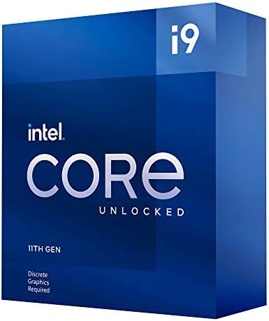 Intel® Core ™ I9-11900KF Processador de mesa 8 núcleos de até 5,3 GHz desbloqueados LGA1200 125W ASROCK Z590 Intel compatível