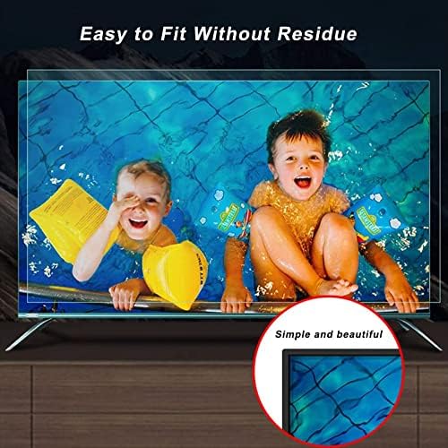 WSAH 32-75 polegadas Anti-brilho Protetor de tela de TV, filtro de luz anti-azul-Filme anti-reflexão/anti-Filgerprint/Anti Scratch,