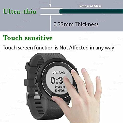 Protetor de tela para Garmin Fenix ​​5x Plus/Fēnix 5x 51mm Smartwatch [4 pacote], IDAPRO PET FILME PET ANTI-RACE