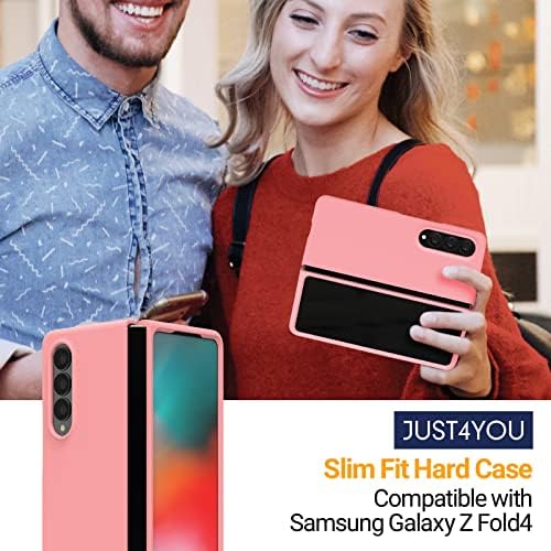 Just4you Slim Fit projetado para Samsung Galaxy Z Fold 4 Hard Case 5G 2022 CS_HD_GZFD4_PK