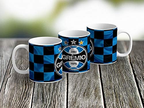 Azty projeta a caneca de chá de café Cerâmica de 11 onças. Brasil Futebol Brasil Futbol Soccer League