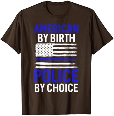 Americano pela Polícia de Binco por Choice Funny Disching Tee for Poli T-Shirt