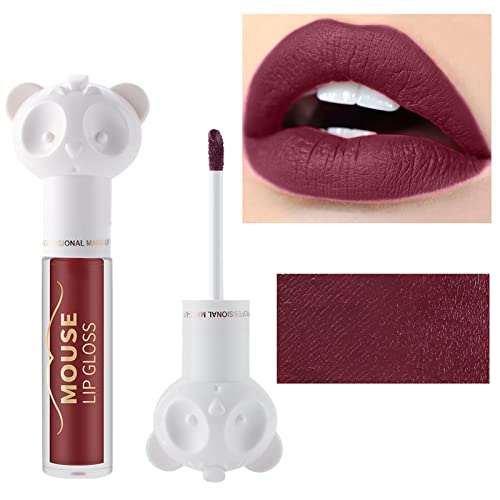 12 cores de veludo opcional Mattes Lip Soft Glaze hidratante Fácil de colorir pacotes de brilho labial líquido para meninas