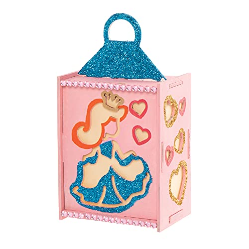 Baker Ross Fairy Tale Lanterna de madeira - pacote de 4, artesanato de madeira para crianças, atividades criativas para as crianças
